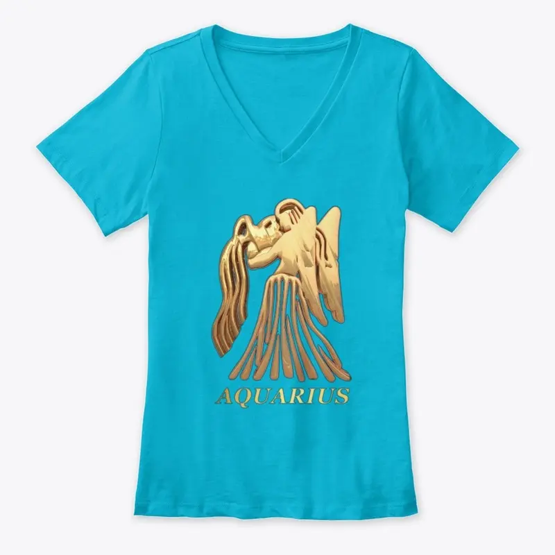 Aquarius - Gold Prints